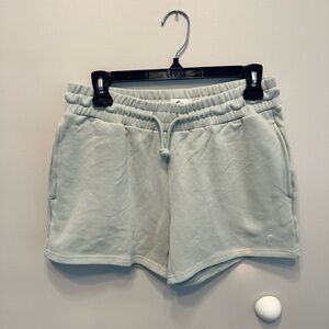 Muted mint ZYIA relaxation shorts L